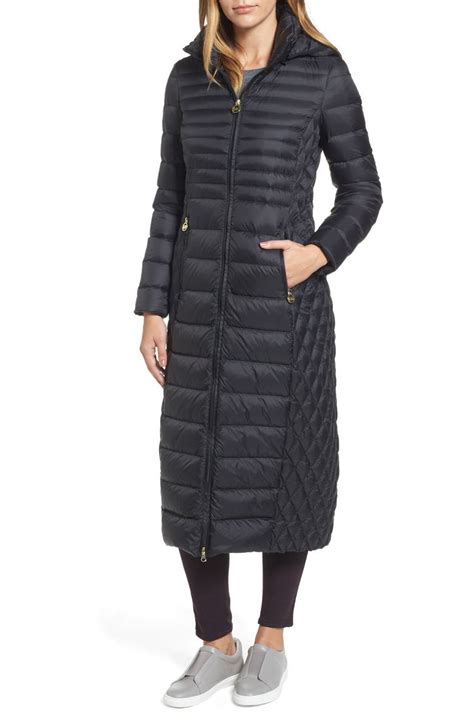 michael kors packable down puffer coat xl|Michael Kors puffer long coat.